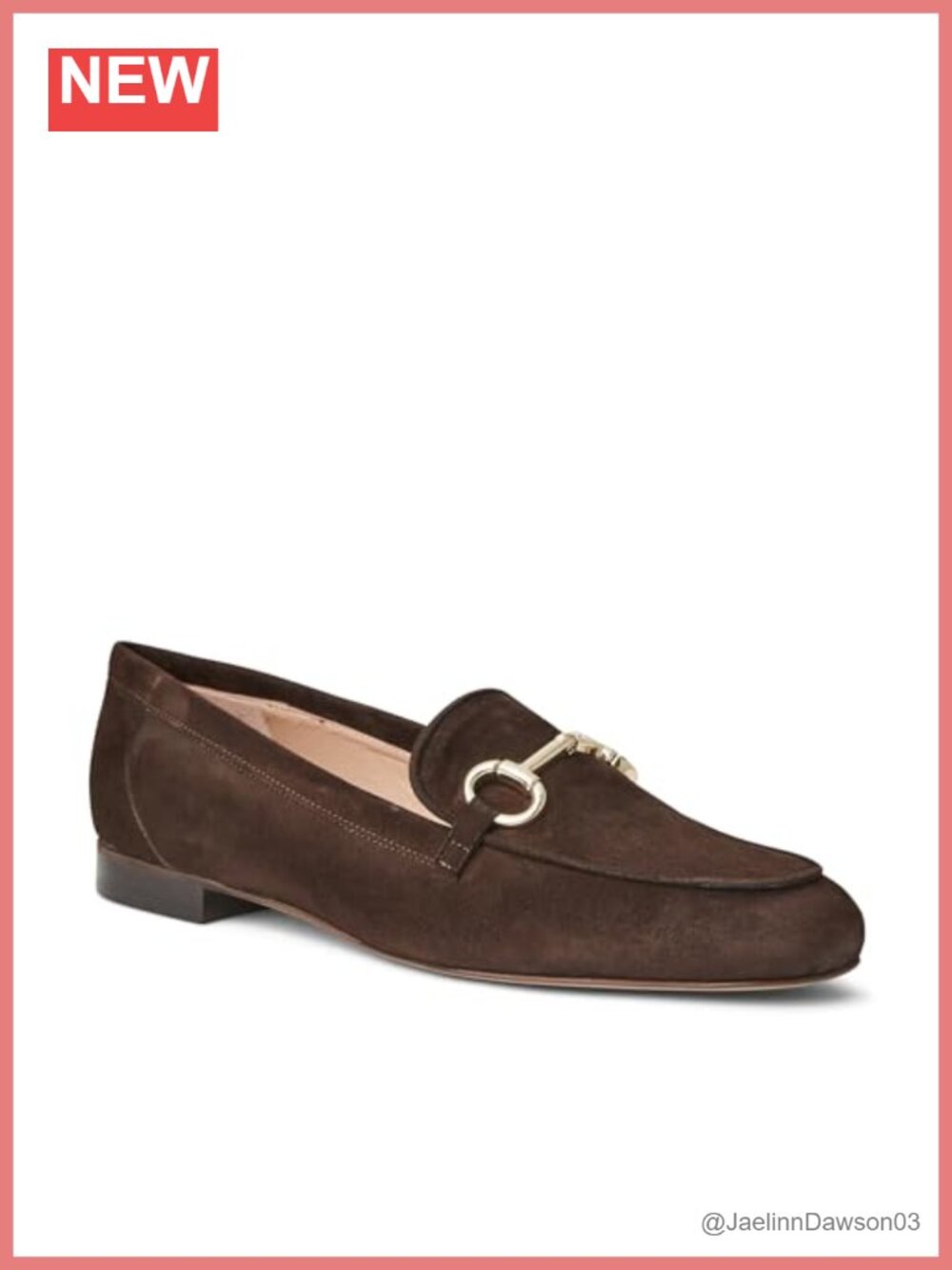 Italian Suede Slip-On Loafers with Gold-Tone Ornament, Full Leather Outsole